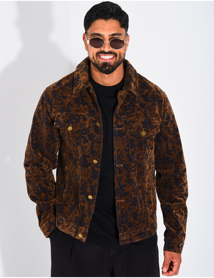 Veste imprimée au touché doux