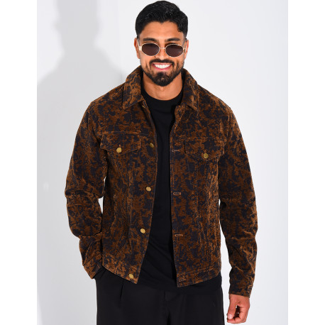 Veste imprimée au touché doux