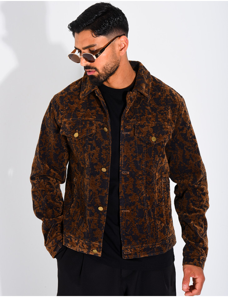 Veste imprimée au touché doux