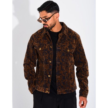 Veste imprimée au touché doux