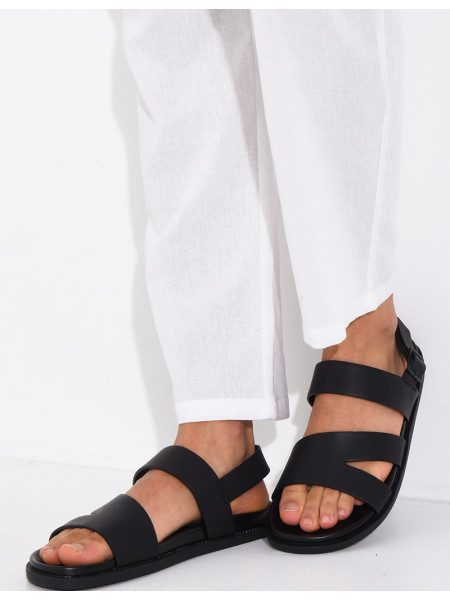 Sandales Homme en similicuir