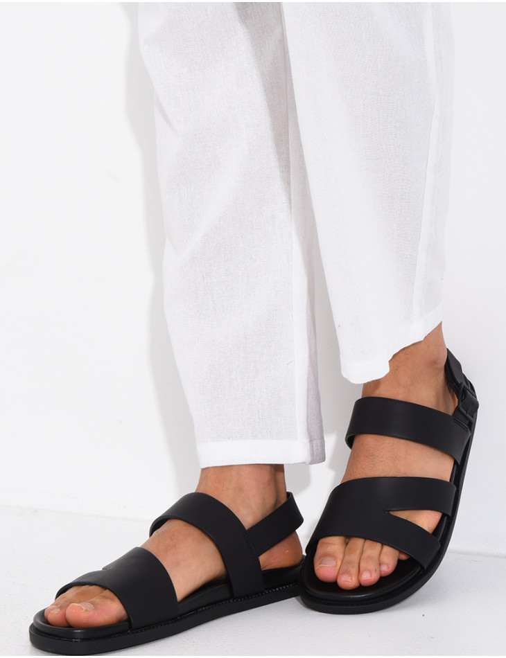 Sandales Homme en similicuir