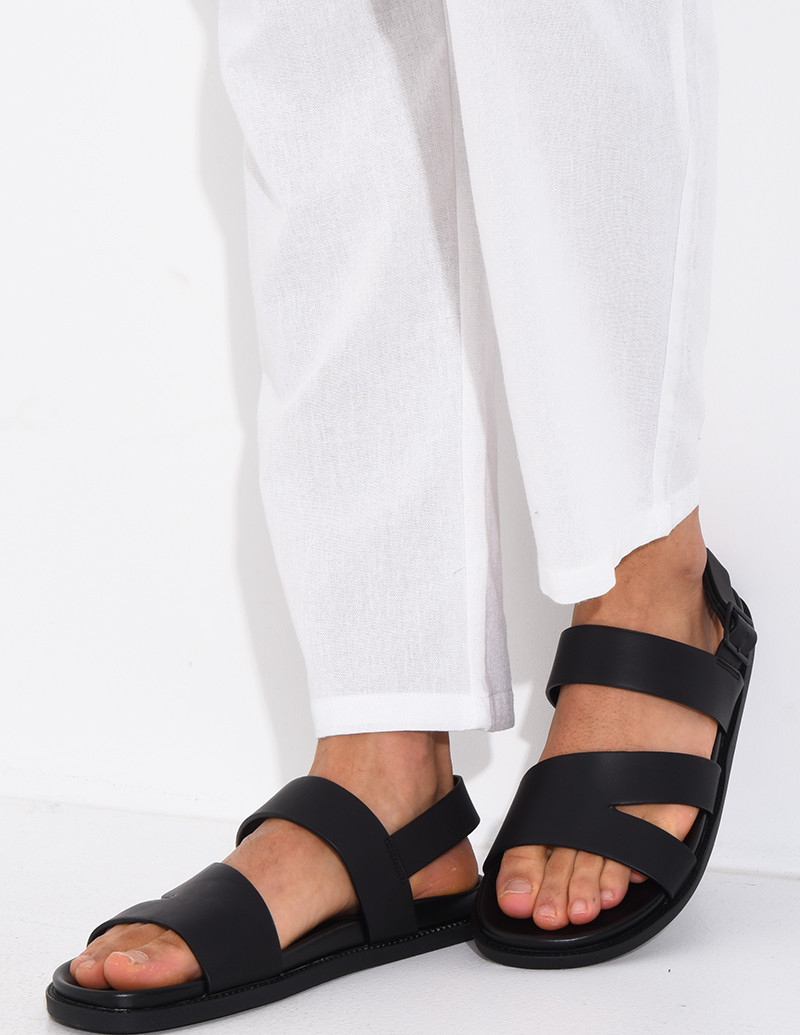 Sandales Homme en similicuir