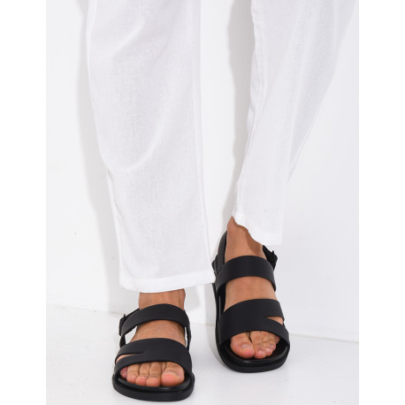 Sandales Homme en similicuir