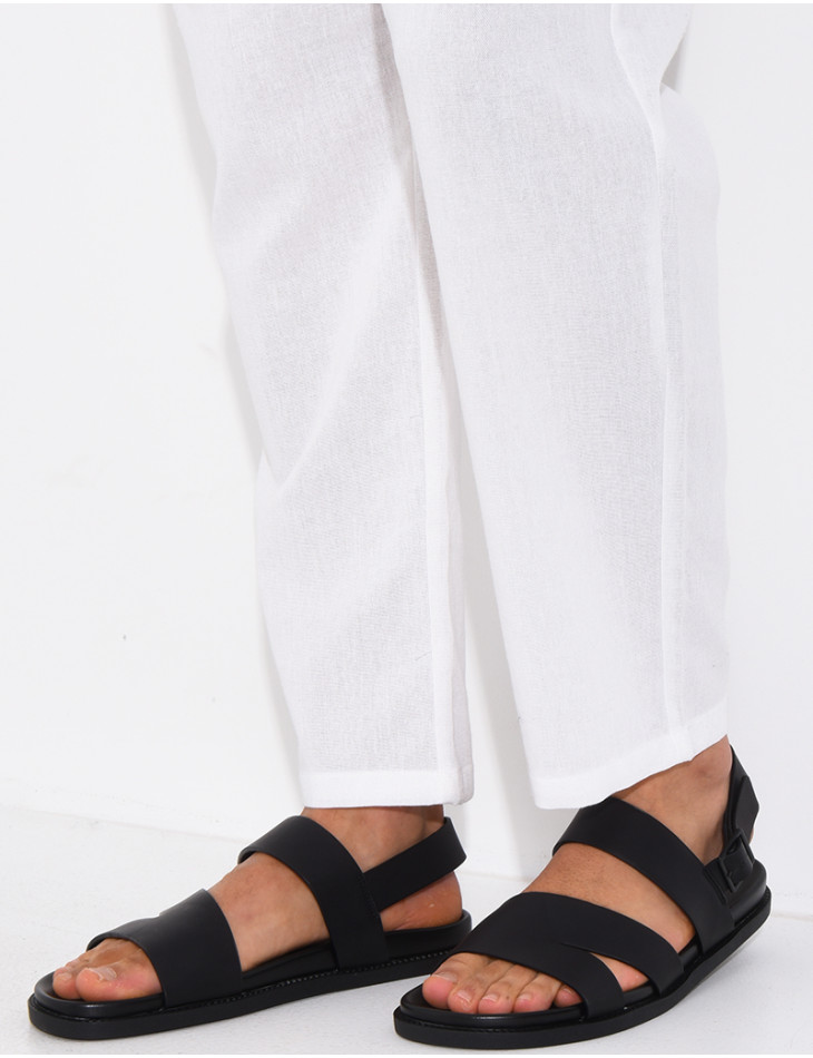 Sandales Homme en similicuir