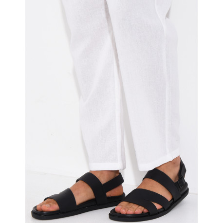 Sandales Homme en similicuir