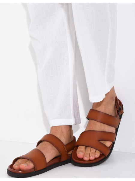 Sandales Homme en similicuir