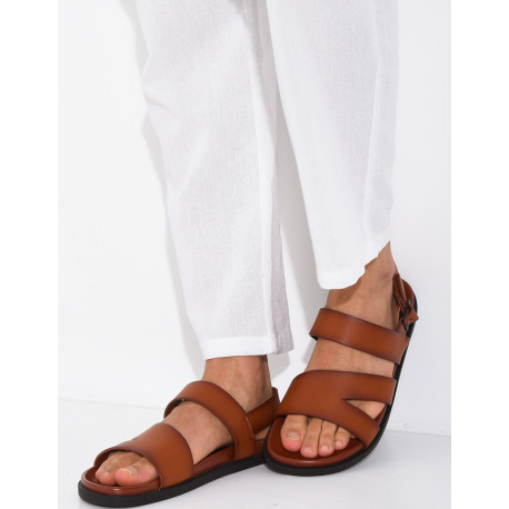 Sandales Homme en similicuir