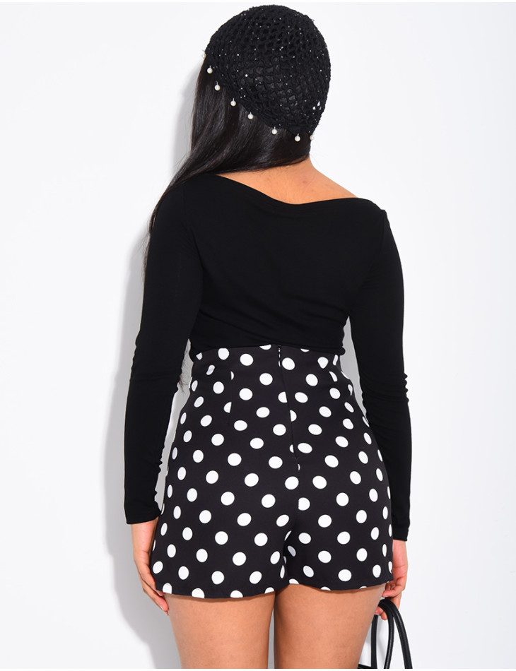 Top manches longues en tissu tout doux