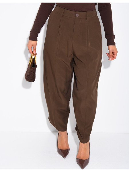 Bermuda long à coupe large