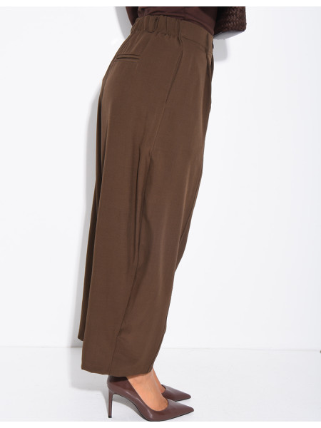 Bermuda long à coupe large