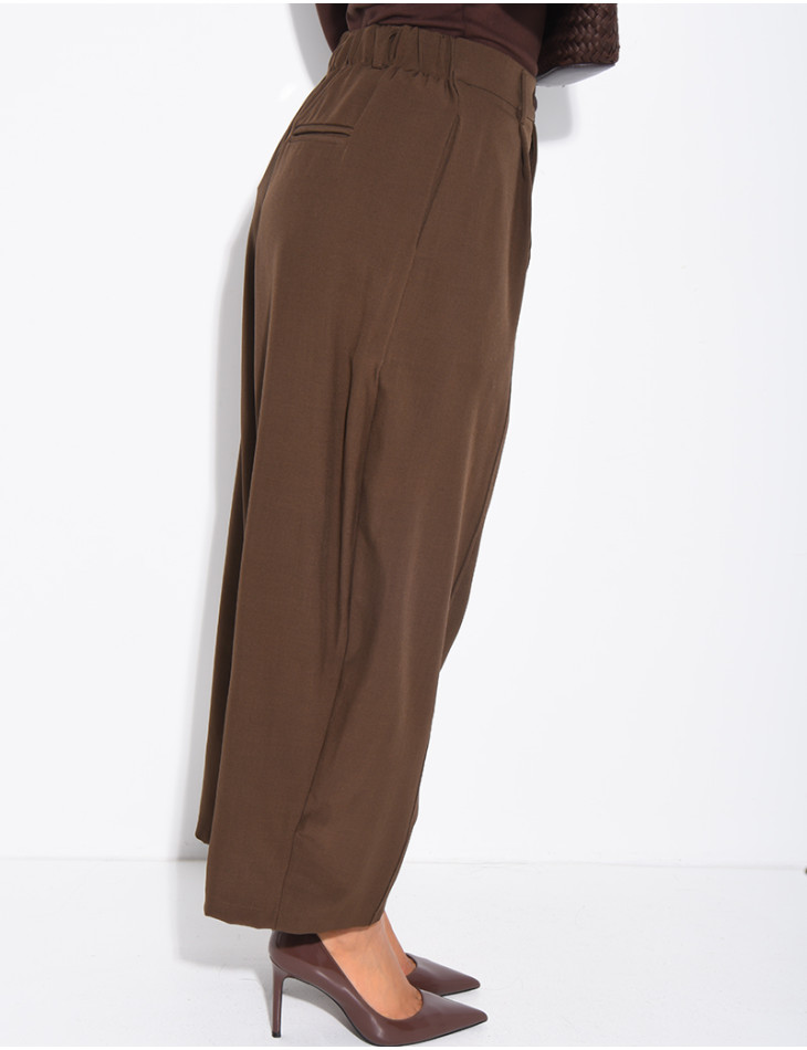 Bermuda long à coupe large