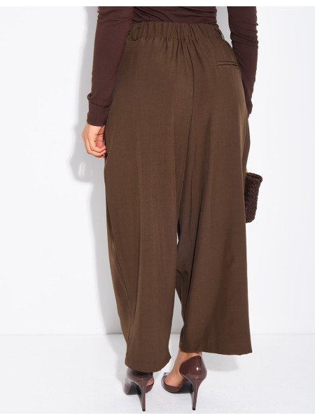 Bermuda long à coupe large