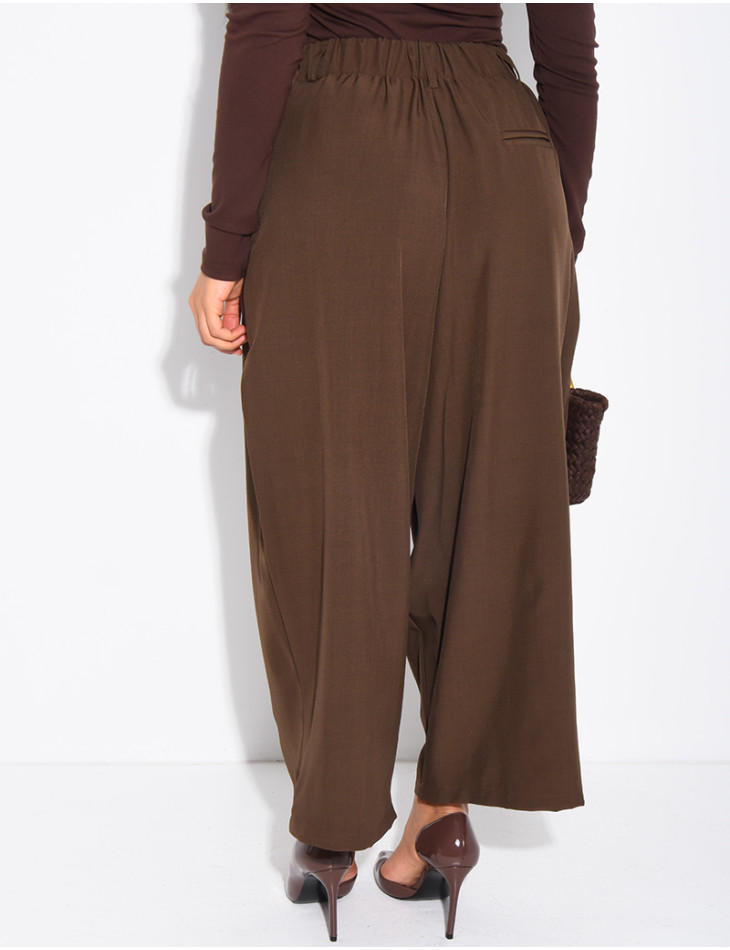 Bermuda long à coupe large