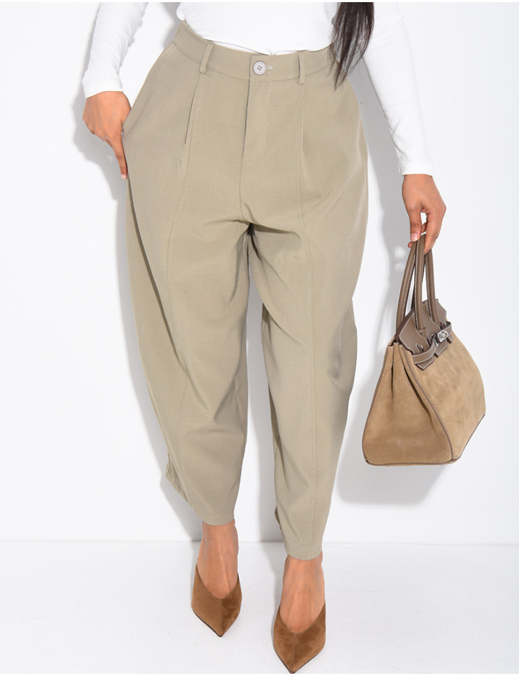 Bermuda long à coupe large