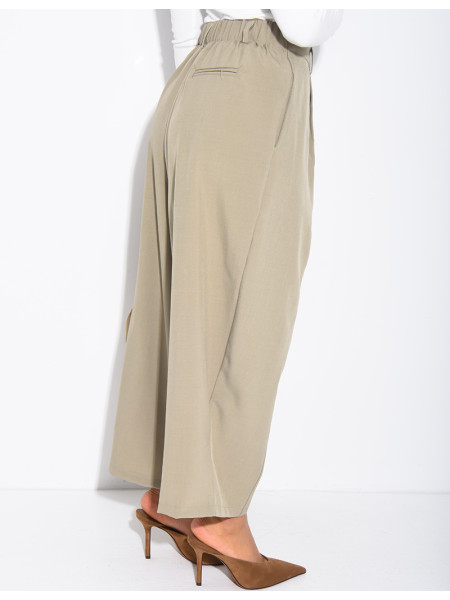 Bermuda long à coupe large