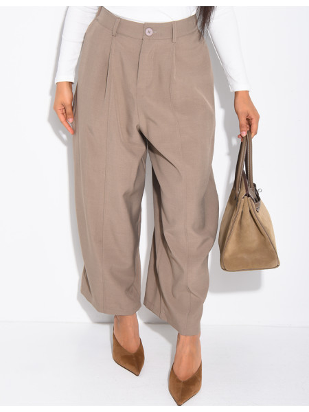 Bermuda long à coupe large