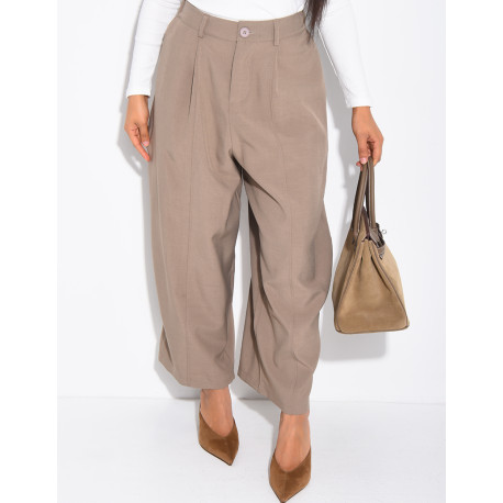 Bermuda long à coupe large