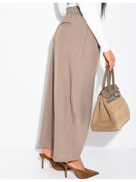 Bermuda long à coupe large