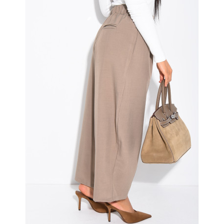 Bermuda long à coupe large