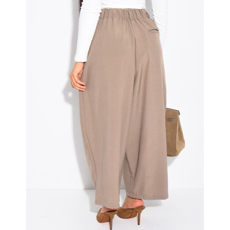 Bermuda long à coupe large