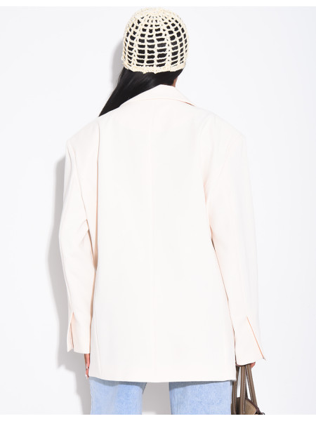 Veste de blazer à épaules structurées oversize