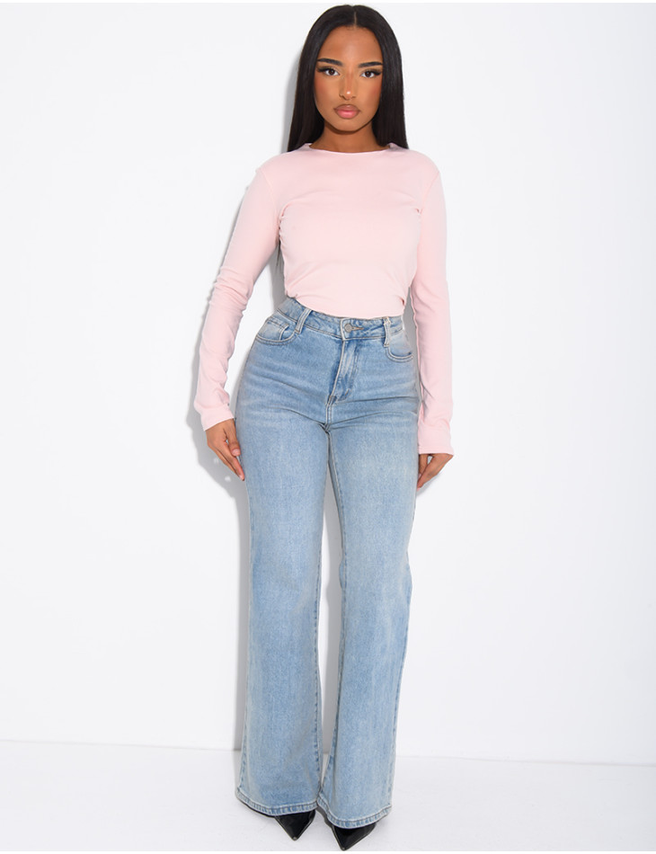 Top manches longues en matière toute douce