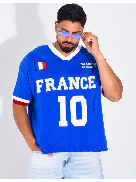 T-shirt côtelé "France"