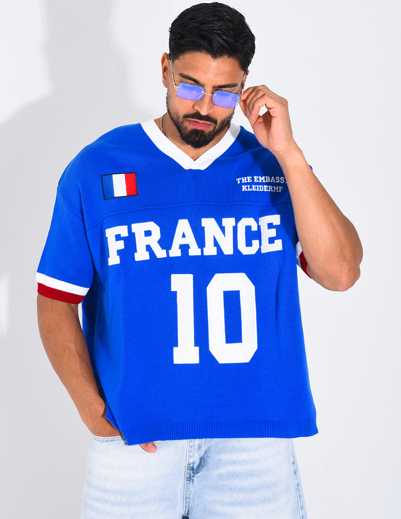 T-shirt côtelé "France"