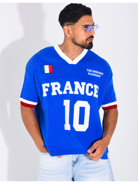 T-shirt côtelé "France"