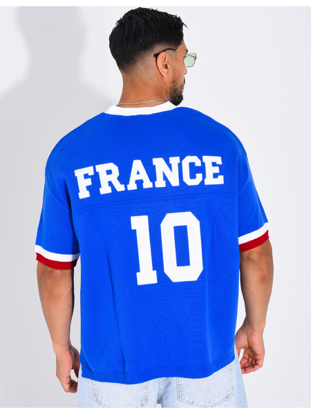 T-shirt côtelé "France"