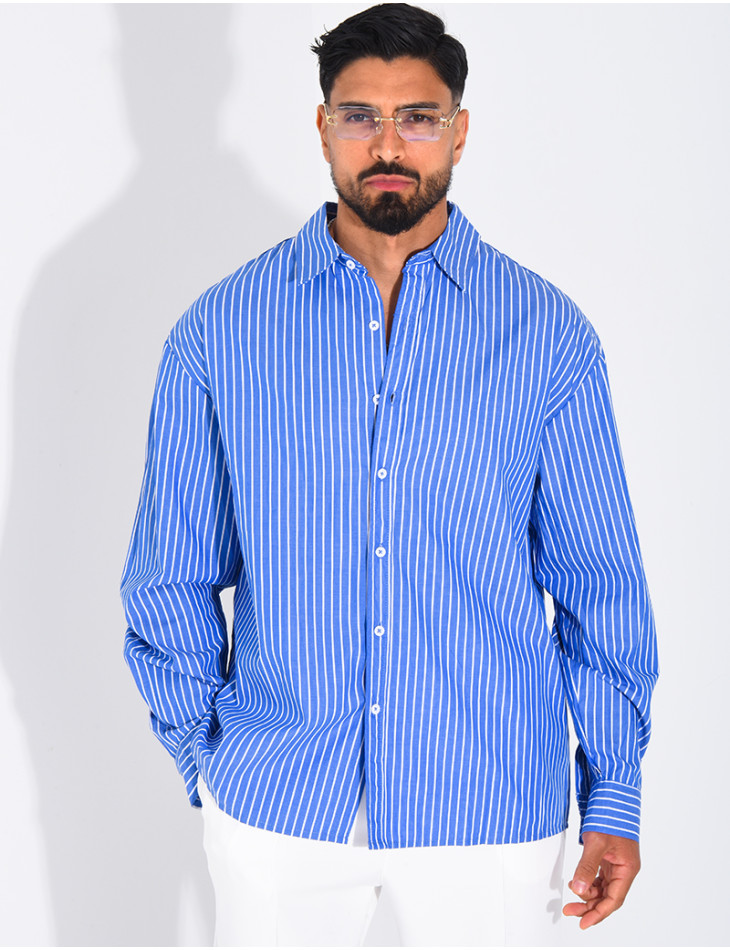Chemise à rayures