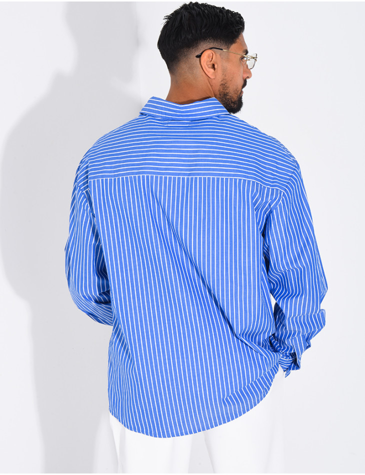 Chemise à rayures