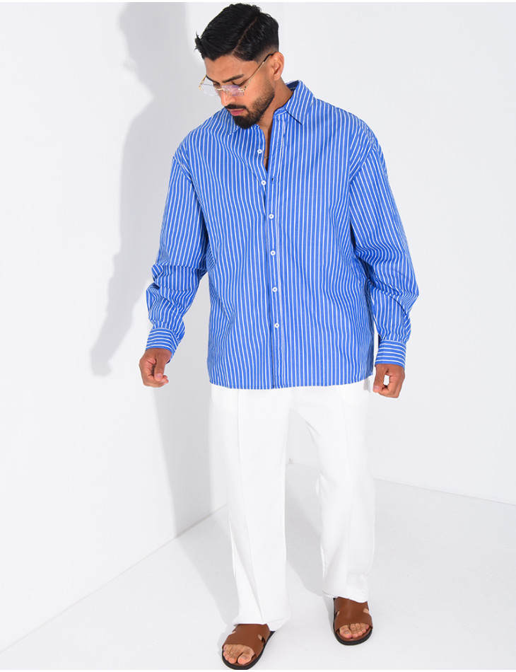 Chemise à rayures