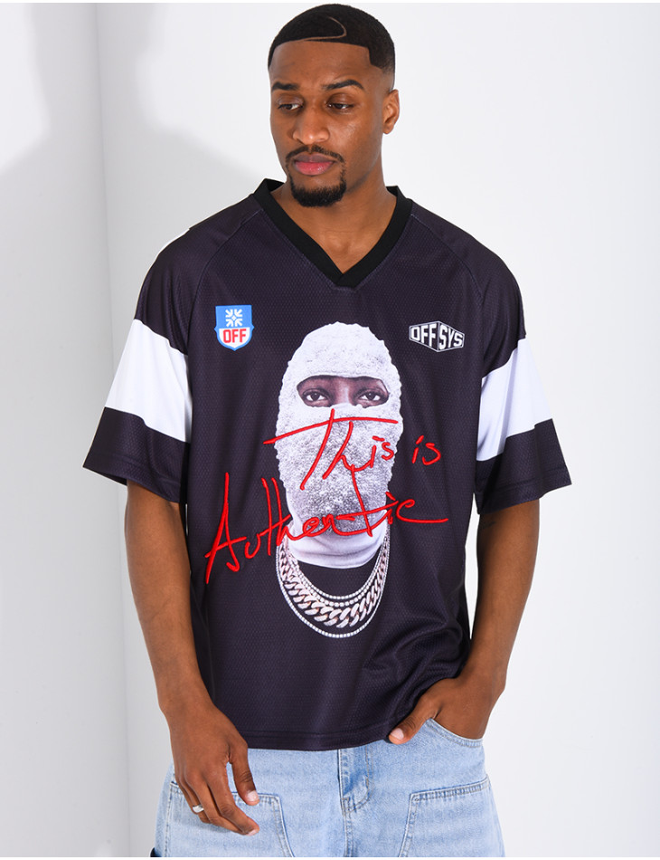 T-shirt oversize "This is authentic"