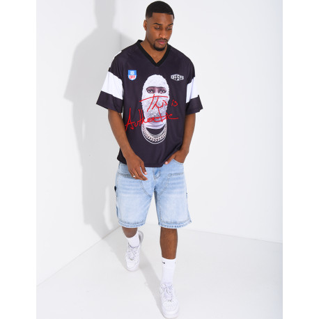 T-shirt oversize "This is authentic"
