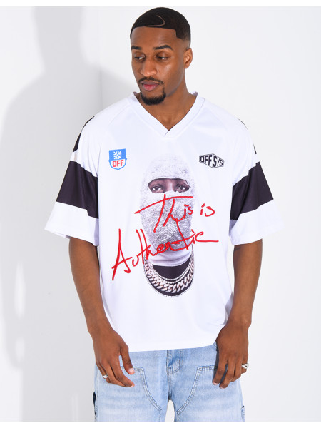 T-shirt oversize "This is authentic"