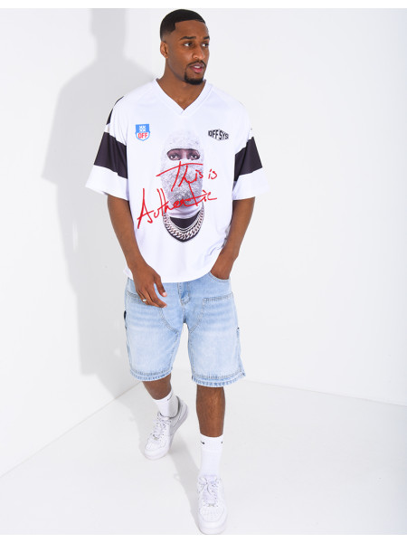 T-shirt oversize "This is authentic"