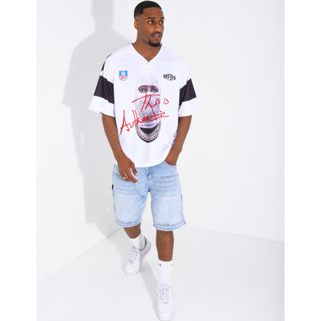 T-shirt oversize "This is authentic"