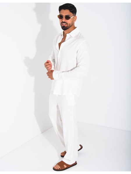 Trousers and shirt set