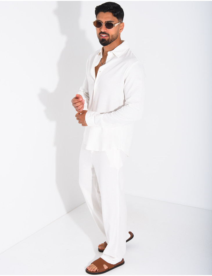 Trousers and shirt set