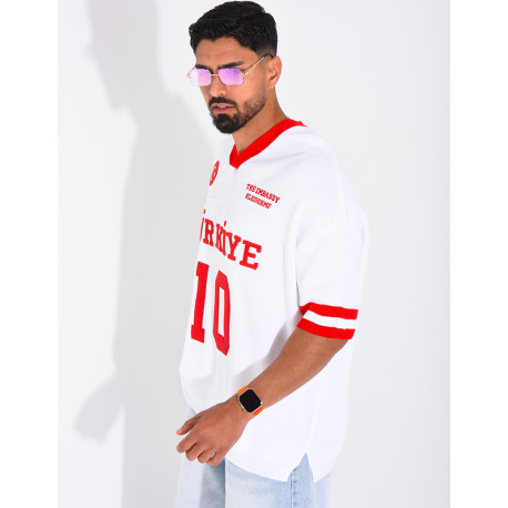 T-shirt texturé "Turkiye 10"