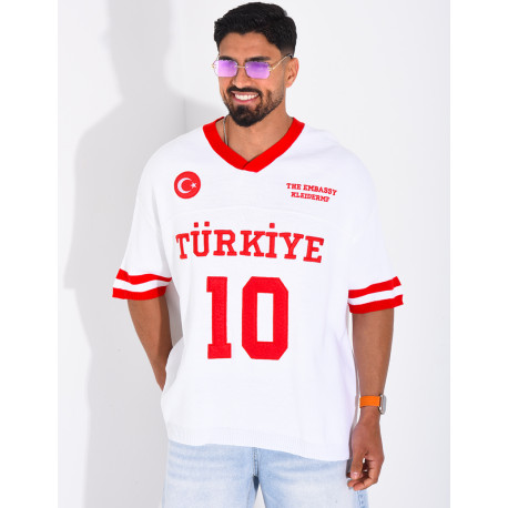 T-shirt texturé "Turkiye 10"