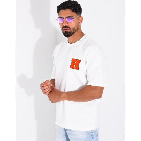 T-shirt avec la lettre H