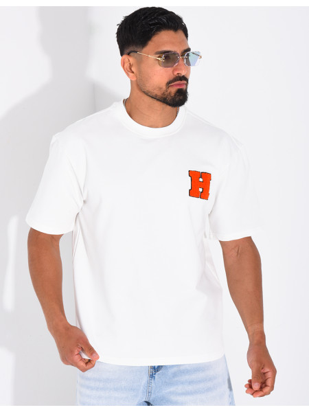 T-shirt avec la lettre H