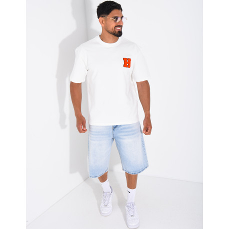 T-shirt avec la lettre H
