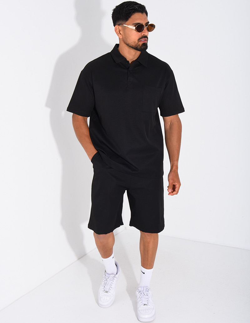 Ensemble short et polo à poche