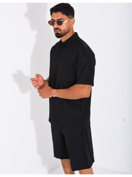 Ensemble short et polo à poche