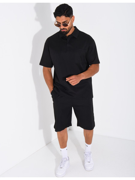 Ensemble short et polo à poche