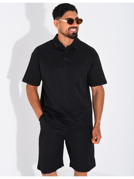 Ensemble short et polo à poche